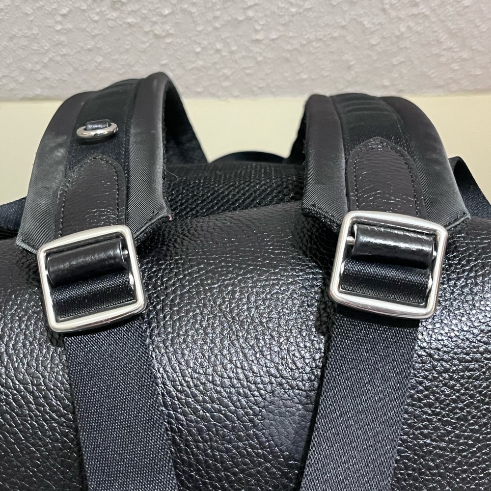 Coach Court Backpack Black Leather - Picture 10 of 13